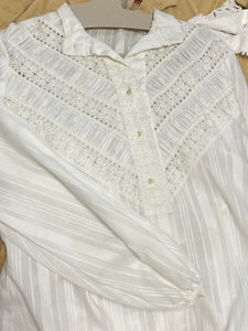 detailed victorian blouse