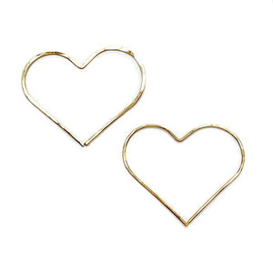 Amore Heart Threader Earrings