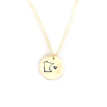 Load image into Gallery viewer, Minnesota Love Necklace