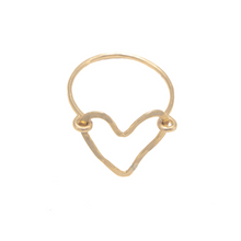 Load image into Gallery viewer, Lucy Open Heart Ring